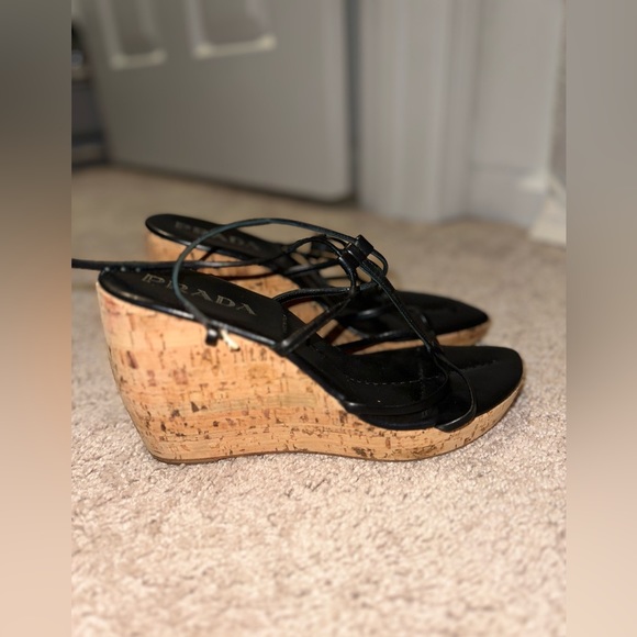 Prada Cork Wedges - Picture 10 of 10